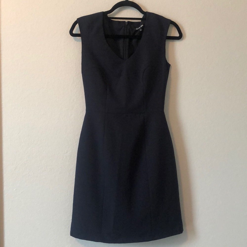 Navy Blue Fitted Dress